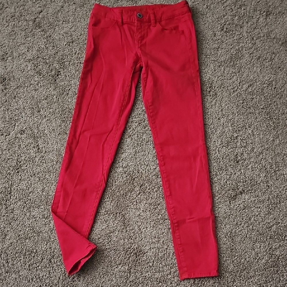 American Eagle Vibrant Red Pants